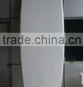 10'6" Stand up Paddle Board With Bamboo Deck White Bottom Transparent SUP thumbnail-3