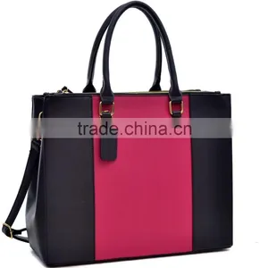 2016 Three Compartments Saffiano Leather Lady Tote Bag and Snake Print Leather Shoulder Bag With Detachable Strap thumbnail-2