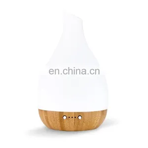 Hot Selling Portable Air 4 Light Modes Wooden Base Humidifier Aroma Diffuser 180ml thumbnail-4