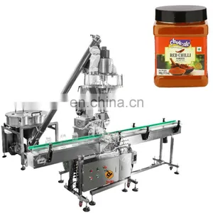 Automatic Food Glass Bottled Coffee Powder Filling Machine thumbnail-1