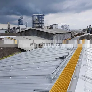 Factory Direct UV Resistant Fiberglass FRP Grating Walkway for Solar Roof Floor Grating Walkway Plastic Frp Grate thumbnail-2