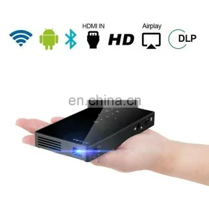 New HD Pico Projector P8 Android Smart Portable Mini Projector Home Office Wireless WIFI Projection thumbnail-3