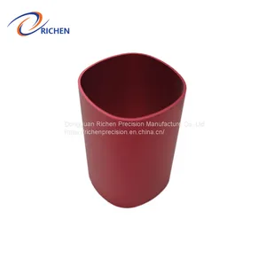 Red Color Anodized Customized OEM Precision CNC Turning Machining Components thumbnail-2