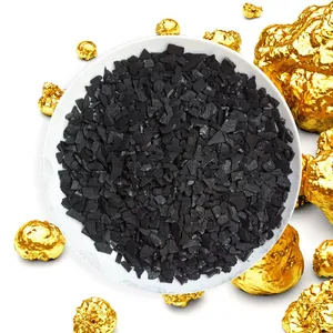 High Quality Multiple Specifications Coconut Shell Virgin Activated Carbon Charcoal for Goldsorb thumbnail-1