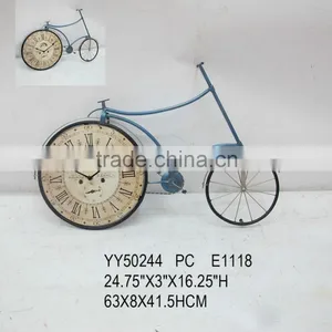 New Metal Bicycle Clock for Wall thumbnail-1