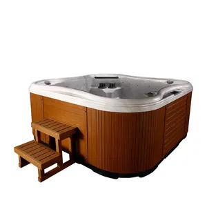 Garden Air Jet Small Massage Swimming Pool Outdoor Spa Hot Tub for Sale thumbnail-3
