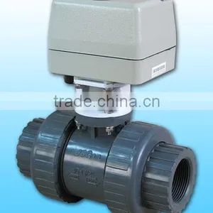 KLD400 2-way Motor Actuated Ball Valve(upvc,cpvc) for Automatic Control,water Treatment, Process Control, Industrial Automation thumbnail-1