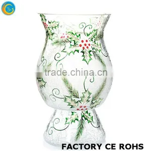 Glass Innovation Pedestal Gold Ornate Mercury Glass Votive/ Unique Candle Jars thumbnail-1