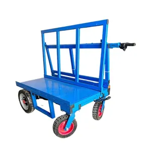 Electric Glass Stone Transport Frame Transport Cart Storage Rack Granite Glass Moving Trolley thumbnail-4