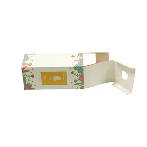 Custom Wholesale Eco-Friendly Exquisite Ivory Cardboard Cosmetic Packaging Box for Cosmetic thumbnail-3