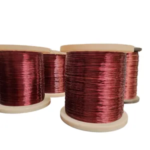 1.00-5.00mm Polyamide Compound 220 130 Class Polyester Enameled Round Aluminum Wire Copper Wire for Motor Transformer Flat Wire thumbnail-2