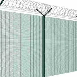 3D Curved Welded Wire Mesh Fence Panel - PVC Coated Hot Dipped Galvanized for Garden Security thumbnail-3