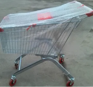 Zinc Powder Coating Supermarket Trolley thumbnail-4