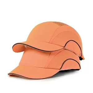Fluorescent Outdoor Safety Anti-Collision Bump Cap With Insert Helmet thumbnail-4