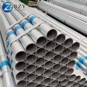 China Steel Round Pre-galvanized Steel Pipe High Quality Galvanized Steel Tubes thumbnail-4