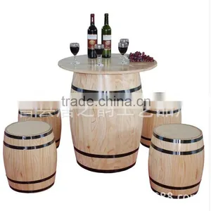 Oak Material Wood Type Sake Storage Boxes, Wooden Wine Barrels, Wine Barrel Table Quality Choice thumbnail-1