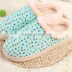 2015 New Autumn Winter Slippers Big Boys Warm Slippers Hing-end Couple Cotton Slippers Wholesale thumbnail-4