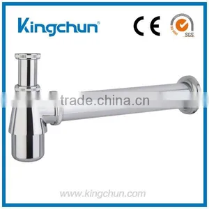 Sanitary Suppliers Basin Sink Accessories Brass Waste Bottle Trap Chrome Plated(J283-B) thumbnail-1