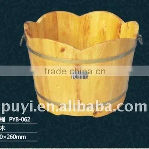 Lotus Barrel Wooden Footbath Barrels thumbnail-1
