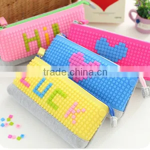 Silicone School Pen Case Pencil Box thumbnail-3