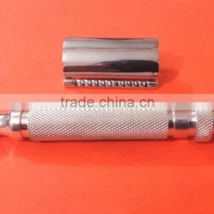 SimplyBeautiful Double Edge Long Handled Safety Razor - Chrome Finish thumbnail-3