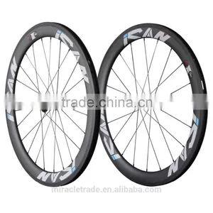 50mm Clincher Black R13 Hub Carbon Clincher Wheel Rim Clincher Road Bike Wheels 50C-TL thumbnail-1