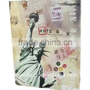 Winged Victory Printed Art Paper Wrapping Ring Binder Desktop File Folder for Office Stationery Cardboard thumbnail-1