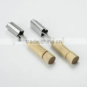 Wooden Hanle Stainless Steel Fruit Corers Set thumbnail-1