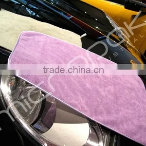 Satin Hemming Microfiber Cleaning Cloth Car Care Towel thumbnail-1