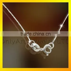 925 Sterling Silver Necklace Set Jewelry Newest Body Chain Necklace thumbnail-4
