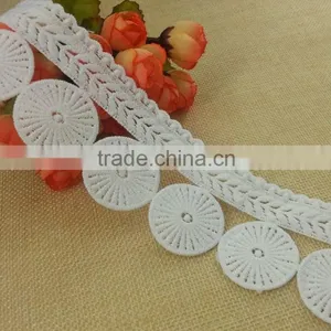 100% Emboridery Cotton Lace for Ladies Dress --- H1671 Quality Choice thumbnail-2