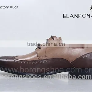 Leather Mens Brogue Shoes From Guangzhou China OEM Manufacture Dress Shoe thumbnail-5