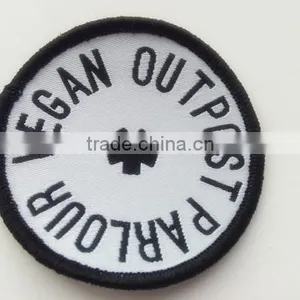 Custom Round Shape Fabric Badges From China thumbnail-1