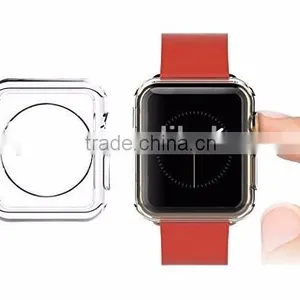 Hot Selling Soft Tpu Cell Phone 38mm 42mm Transparent Back Case For Apple Watch thumbnail-5