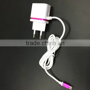 5V 2.1A EU Plug With 2USB Travel Charger thumbnail-5