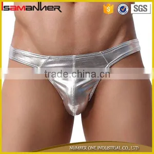 Men Secy Lingerie Underwear Low Waist Thin T-back Sexy Men g String thumbnail-1