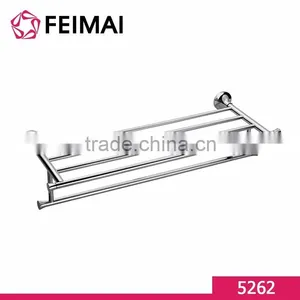 Modern Elegant Innovative Product Double-layer Towel Shelf Rack Bar thumbnail-1