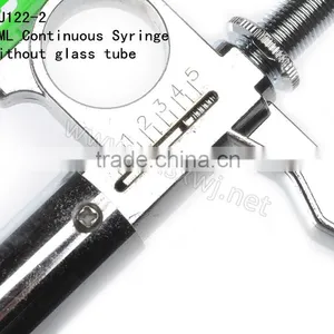 Metal Automatic Self Refill Vaccinate Syringe Without Glass Tube ,5ml , WJ122-2 thumbnail-4