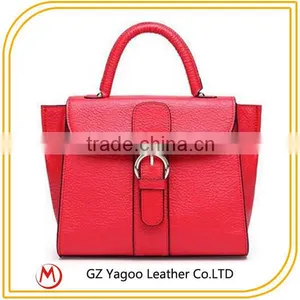 2016 Latest Cheap Lack Lady Leather Handbag for Women From Guangzhou Bag Factory thumbnail-2