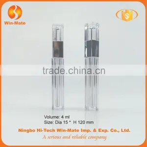 New Arrival Perfect Square Empty 120*15mm Transparent Lip Gloss Bottle thumbnail-2