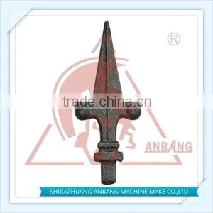 Wrought Iron Spearhead, Forged Iron Spear thumbnail-1