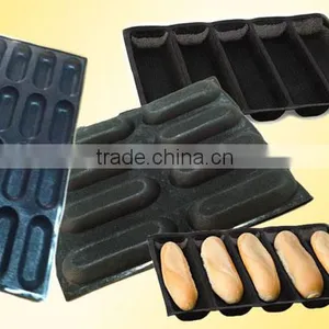 Silicone Bread Pan Sub Roll Pan Bread Baking Form With Fiberglass thumbnail-1