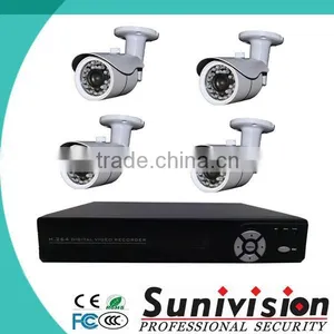 CCTV 4ch H.264 Standalone DVR Kit CCTV Camera Kit thumbnail-1