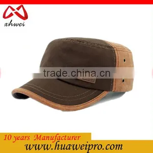 Wholesale High Quality Fashion Sun Cap 100% Cotton Army Cap thumbnail-6