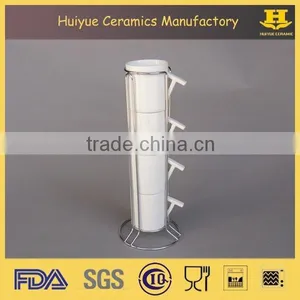 Bone China Cup With Iron Stand, Tea Cup thumbnail-1