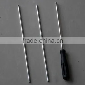 3section Aluminium Cleaning Rod 5mm Fits for .22cal. Rifle External Thread 5-40 thumbnail-1