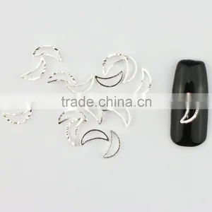 Factory Supply Metal Nail Art Circle Gold & Silver Mini DIY Lace Ring Design thumbnail-6