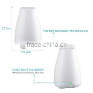 120ML Mini Air Humidifier Ultrasonic Essential Oil Diffuser With Colorful Change LED Light thumbnail-2
