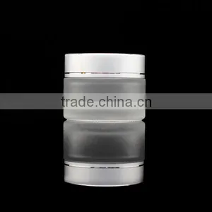 20.30.50g Cosmetic Bottle Glass Empty Jar for Face Cream Cosmetic Glass Jar Amber Clear Jars thumbnail-2