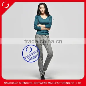 Custom High Quality Women Fleece Sport Jogger Pants thumbnail-1